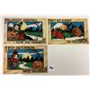 Image 1 : 3 Bergman Halloween Children & JOL Holiday Greeting Postcards