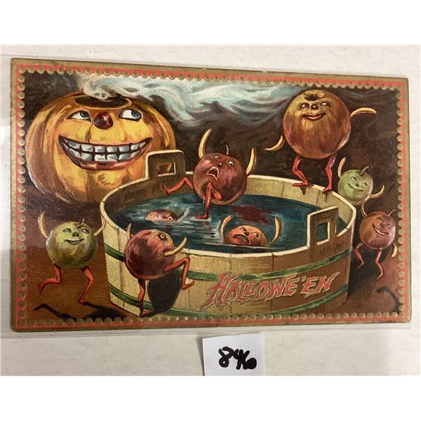 Tuck Series 160 Halloween Holiday Greeting Postcard