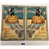 Image 1 : 2 Barton Spooner Halloween Cats & Mice Holiday Greeting Postcards