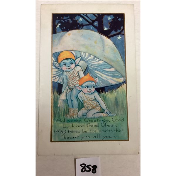 Whitney Gnome Halloween Holiday Greeting PC