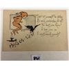 Image 1 : Woehler Halloween Fairy & Bat Holiday Greeting Postcard