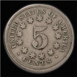1866-1883 Date Range Single FINE Shield Nickel