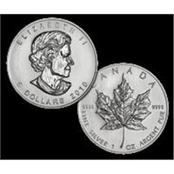 2010 Canadian Maple Leaf Silver Coin 1 oz.