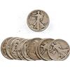 Image 1 : Lot of 10 Walking Liberty Halves- Mixed Dates-