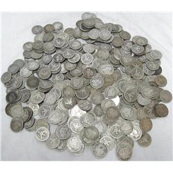 Roll of Barber Quarters ag-xf grades- 1892-1916