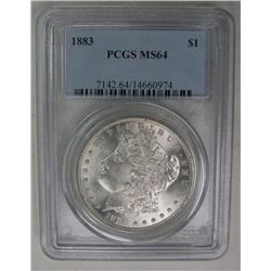 MS 64 PCGS Graded Morgan-