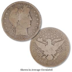 Lot of 10 Barber Half Dollars