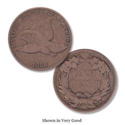 Lot of (5) VG Grade Flying Eagle Cents