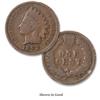 Image 1 : 19th Century Lot of (10) Indian Heads-Circulated