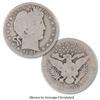 Group Of (3) Barber Half Dollars-