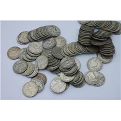Lot of (5) Franklin Half Dollars