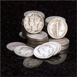 Lot of (10) Better Grade Mercury Dimes-