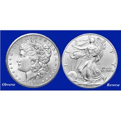 1900-2000 Century Coins-Morgan 1900-Eagle 2000