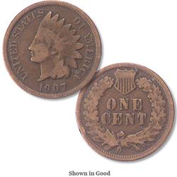 Lot of (5)  Consecutive Date Indian Head Cents