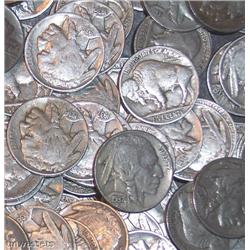 Lot of (5) Consecutive Date Buffalo Nickels