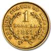 Image 2 : 19th Century $ 1 Gold Liberty Coin