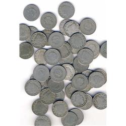 Lot of 50 V Nickels