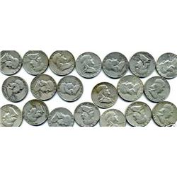 Roll of Franklin Half Dollars- 90%