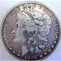 1895-O Morgan Silver Dollar- xf grades