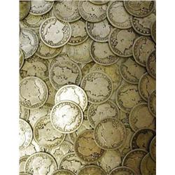 Lot of 10 Barber Quarters