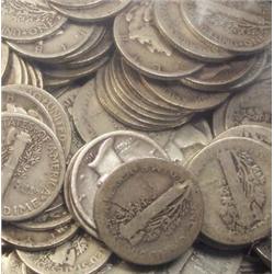 LOT OF 200 MERCURY HEAD DIMES-
