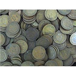 Lot of 80 Indian Head Pennies- AG Circulated-