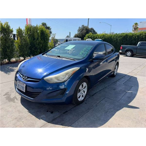 HYUN ELANTRA 2016 O/S-T SMOG-2 DAYS