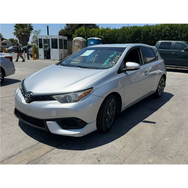 TOYT COROLLA iM 2017 O/S-T SMOG-2 DAYS