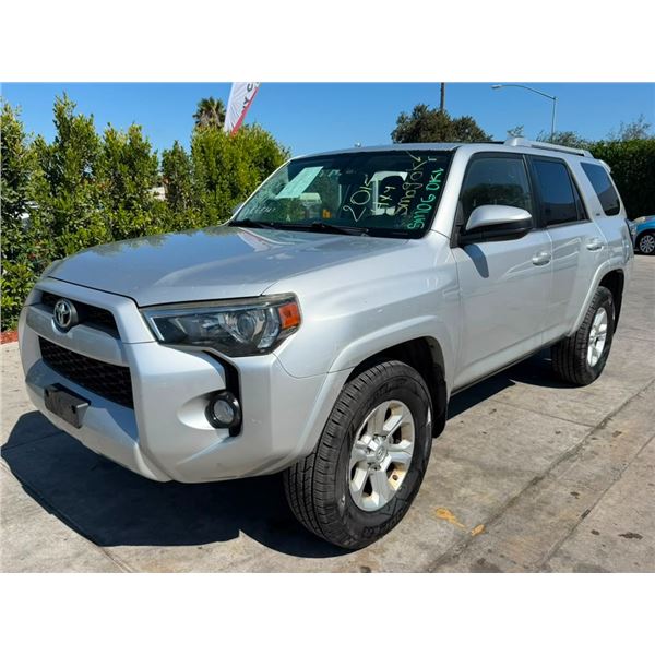 TOYT 4RUNNER 2015 O/S-T SMOG-2 DAYS