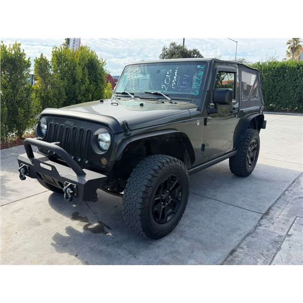 JEEP  WRANGLER 2015 REPO- WAIT/TITLE