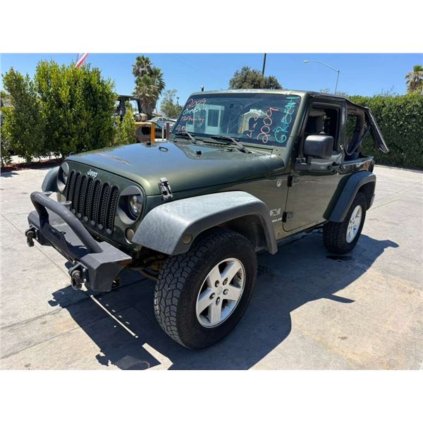 JEEP  WRANGLER 2009 O/S TITLE 2 DAYS