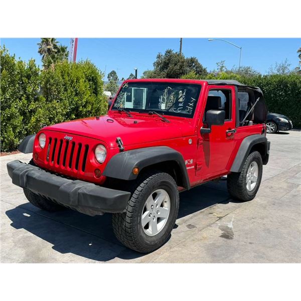 JEEP  WRANGLER 2009 O/S TITLE 2 DAYS