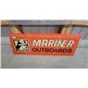 Image 1 : Mariner Outboards Dealer Sign, Orange with Logo 72 x 24" Lens off Lighted Sign