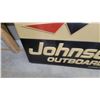 Image 3 : Johnson Outboards Authorized Dealer Illuminated Sign 48 x 72" One Sided with Al. Frame