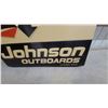 Image 4 : Johnson Outboards Authorized Dealer Illuminated Sign 48 x 72" One Sided with Al. Frame