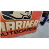 Image 4 : Mariner Outboards Illuminated Dealer Advertising Sign with Mariner Logo 60 x 72" Single Sided