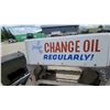 Image 3 : Vintage Service Station Rolling Oil Rack 19 x 21 x 55"