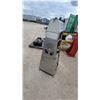 Image 5 : Vintage Service Station Rolling Oil Rack 19 x 21 x 55"