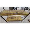 Image 3 : Vintage Willard Storage Battery Company Three-Tier Metal Battery Display Stand 43 x 55 x 12"