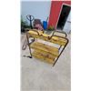 Image 6 : Vintage Willard Storage Battery Company Three-Tier Metal Battery Display Stand 43 x 55 x 12"