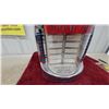 Image 3 : Vintage Rock-Ola Regis Model 1484 Wallbox Jukebox Selector, 1961, 120 Selections, Chrome and Red