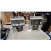 Image 1 : Pair of Seeburg 3WA1 Consolette Jukebox Wallboxes, C. 1965, Coin-Op Remote Selectors with Keys