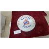 Image 1 : Vintage Master Feeds Round Advertising Thermometer with MLM Maple Leaf Logo, Made in U.S.A.