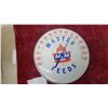 Image 2 : Vintage Master Feeds Round Advertising Thermometer with MLM Maple Leaf Logo, Made in U.S.A.
