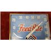 Image 3 : Vintage Feed-Rite Advertising Thermometer by Pam Clock Inc., -30 to 120°, 12 x 12" Glass Lens