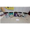 Image 1 : Vintage Anti-Freeze Cans Incl. Roco, Esso-Rad, Gly-Tex, and B/A Frost Cop, Set of 5 One Gallon No