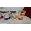 Image 2 : Mobiloil, Purity 99, White Rose, Roco Anti-Freeze and Shell X-100 Motor Oil Vintage Cans 1gallon 5x