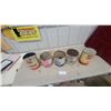 Image 4 : Mobiloil, Purity 99, White Rose, Roco Anti-Freeze and Shell X-100 Motor Oil Vintage Cans 1gallon 5x