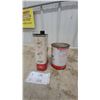 Image 7 : Vintage Mobiloil Outboard Motor Oil Tin and Mobil Freezone Methanol Anti-Freeze Can with Pegasus Lo