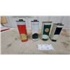 Image 5 : 4x Vintage Texaco Cans: Charcoal Lighter Fluid, Radiator Cleaner and Carburetor Cleaner, and More